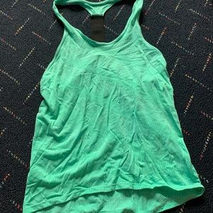 Mint green workout tank